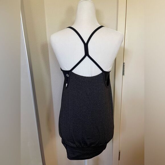 Lulelemon Athletica Women's Racerback Top Size 4 Black and Gray - Picture 4 of 11